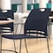 Flash Furniture Navy Plastic Stack Chair with Steel Sled Base RUT-NC499A-NAVY-GG - alternate 4